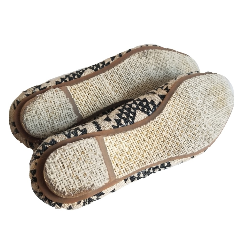 Tom's Burlap Geometric Print Women's Size 6 Shoes - Picture 4 of 4